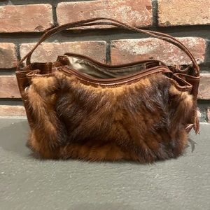 Paolo Masi Mink purse, made in Italy,dust bag included
